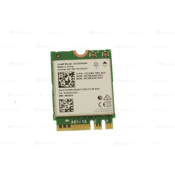 Dell Intel AX200 WiFi 6 M.2 2230 Wireless Card (7CDRN)