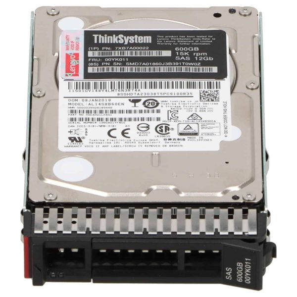 Lenovo 600GB 15K SAS 12Gb/s Hot Swap (01GV148)