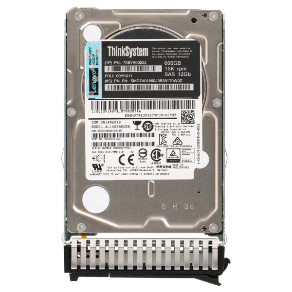 Lenovo 600GB 12G SAS 15K 512n SFF (20L55132)
