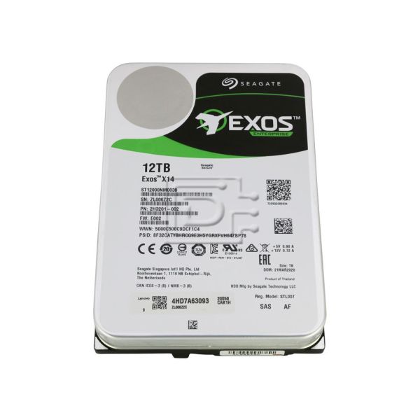 Seagate Exos X14 3.5 7200RPM 12Gb/s SAS 512E/4Kn (SC.HDD11.01Y)