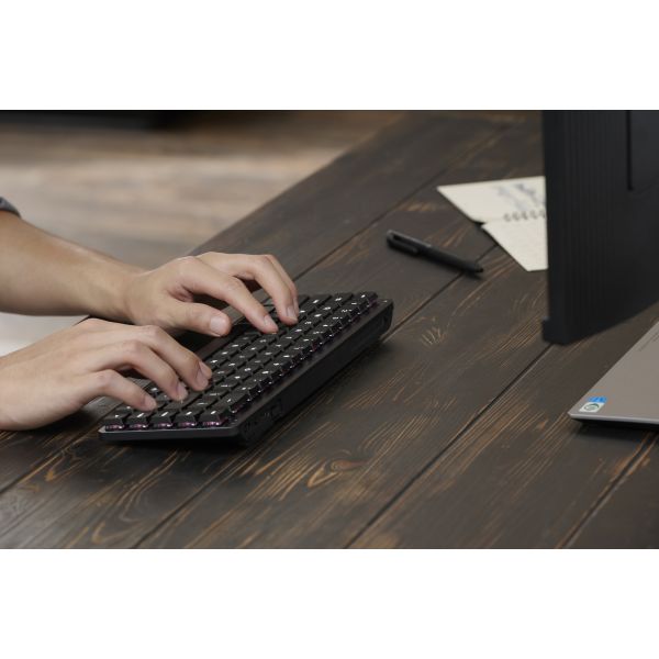 ASUS ProArt Keyboard KD300 toetsenbord Thuis/Werk USB + RF Wireless + Bluetooth Zwart (90XB0AN0-MKB020)