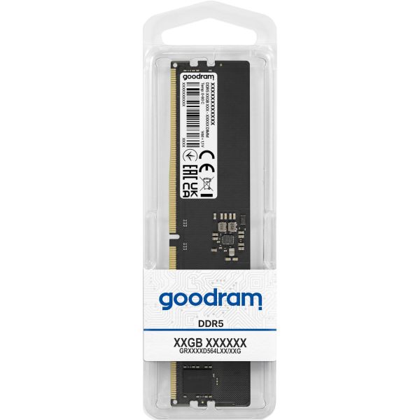 Goodram Pami?? DDR5 16GB/4800 CL40 - 16 GB geheugenmodule 1 x 16 GB 288-pin DIMM ECC (GR4800D564L40S/16G)