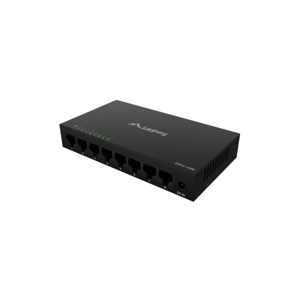 Lanberg DSM1-1008 8-poorts Gigabit Ethernet Switch (DSM1-1008)