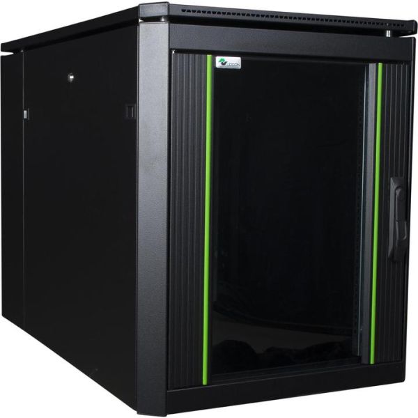 Lanberg 19 inch Rack 27U 800x1200mm met LCD Perforated Door Zwart (FF01-8227-23BL)