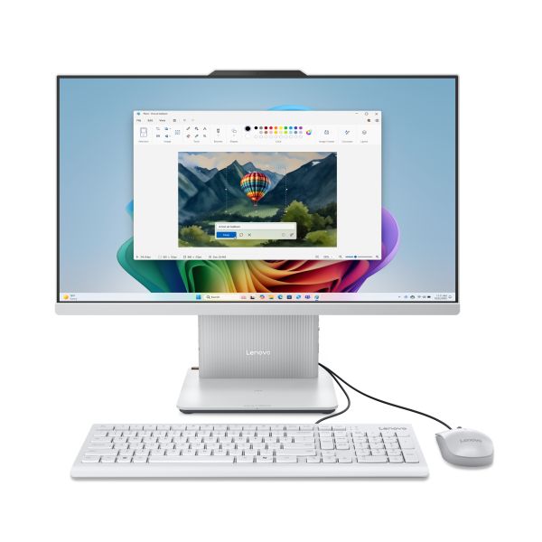 Lenovo IdeaCentre AIO 24AKP10 AMD Ryzen™ 7 60,5 cm (23.8") 1920 x 1080 Pixels Alles-in-één-pc 16 GB DDR5-SDRAM 1 TB SSD Windows 11 Home Wi-Fi 6 (802.11ax) Grijs (F0JC000HGE)