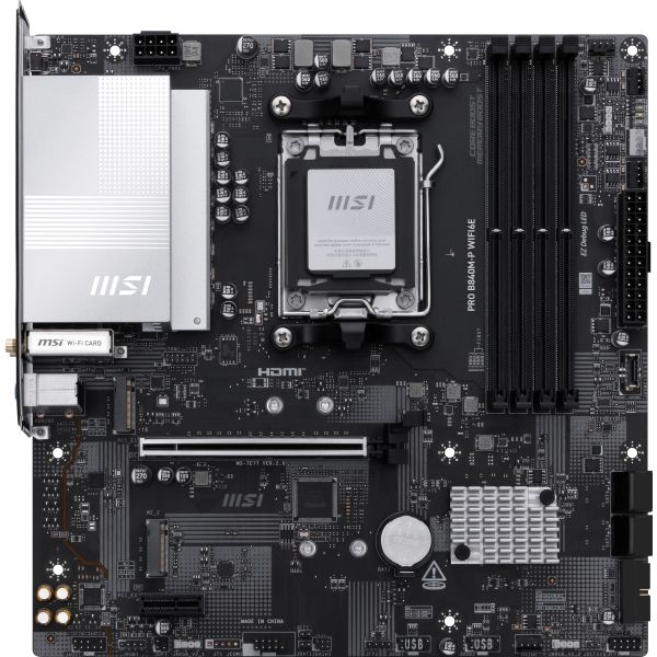 MSI PRO B840M-P WIFI6E moederbord AMD B840 Socket AM5 micro ATX (PRO B840M-P WIFI6E)