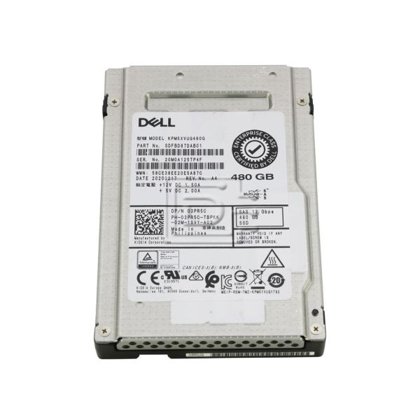 Dell 480GB SSD 2.5 SAS 12G MIX (03PR5C-RFB)
