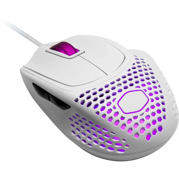 Cooler Master MasterMouse MM720 RGB Wired Gaming Mouse (Matte White) (MM-720-WWOL1)