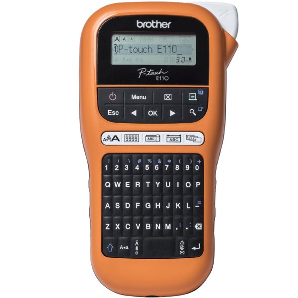 Brother PTE110VPYP1 labelprinter 180 x 180 DPI 20 mm/sec TZe QWERTY (PTE110VP)