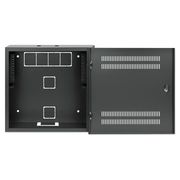 Intellinet Low-profile 19" wandkast met 4U horizontale en 2U verticale rails, slanke ruimtebesparende behuizing met slechts 170 mm diepte, ideaal voor AV/multimedia/surveillance, gemonteerd, zwart RAL 7021 (713689) Intellinet Low-profile 19" wandkast met 4U horizontale en 2U verticale rails, slanke ruimtebesparende behuizing met slechts 170 mm diepte, ideaal voor AV/multimedia/surveillance, gemonteerd, zwart RAL 7021 (713689)
