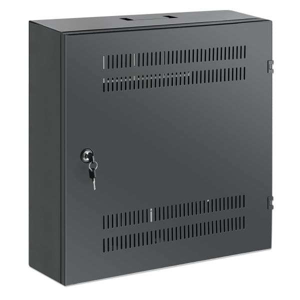 Intellinet Low-profile 19" wandkast met 4U horizontale en 2U verticale rails, slanke ruimtebesparende behuizing met slechts 170 mm diepte, ideaal voor AV/multimedia/surveillance, gemonteerd, zwart RAL 7021 (713689) Intellinet Low-profile 19" wandkast met 4U horizontale en 2U verticale rails, slanke ruimtebesparende behuizing met slechts 170 mm diepte, ideaal voor AV/multimedia/surveillance, gemonteerd, zwart RAL 7021 (713689)