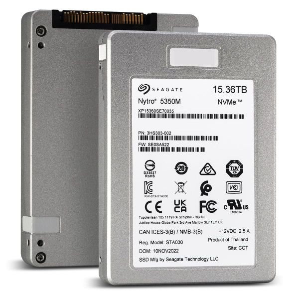 Seagate Nytro 5350M 15.36TB PCIe Gen4 U.3 NVMe (XP15360SE70035)
