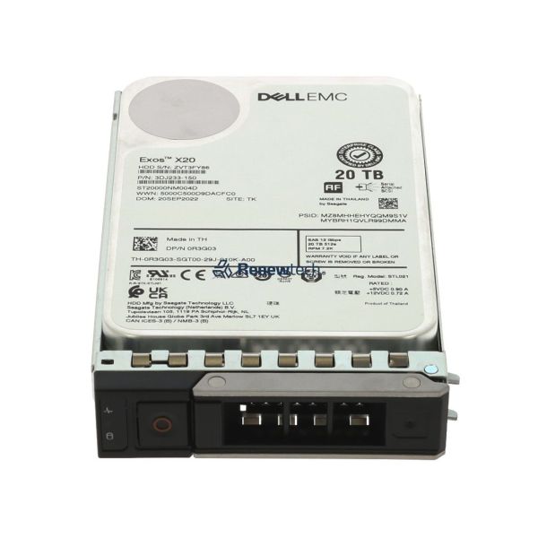 Dell G13 12TB 7.2K RPM SAS 3.5in HDD Recertified (00JHTD_DELLG13_MR_2)