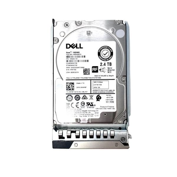 Dell 2.4TB 10K RPM SAS 12Gb/s 2.5" HDD (512e) (01D0F5_DELLG14_NB_9)