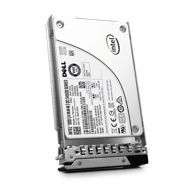 Dell SSDSC2KB960G7R 04T7DD 960GB 7.68 PBW SATA 6Gb/s 3D TLC 2.5in Solid State Drive (04T7DD)