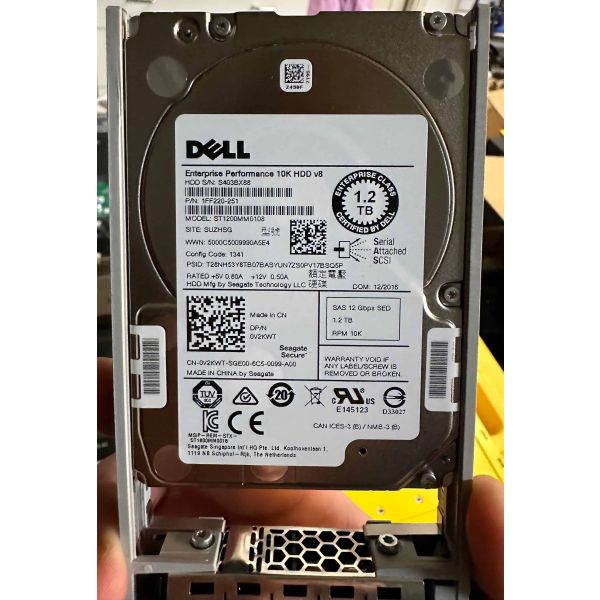 Dell G13 0KRDKK 8TB 7.2K RPM SAS 12Gb/s 512e 256MB 3.5in HDD (0KRDKK_DELLG13)