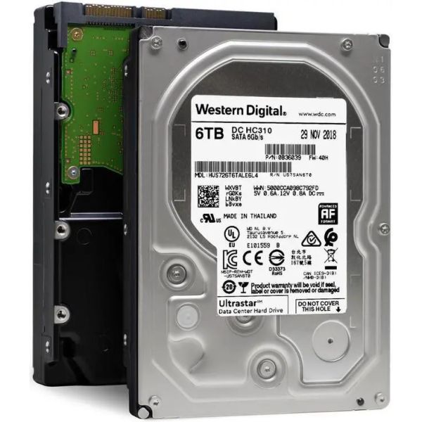 Western Digital Ultrastar DC HC310 6TB 7200 RPM 256MB SATA (0B36039)