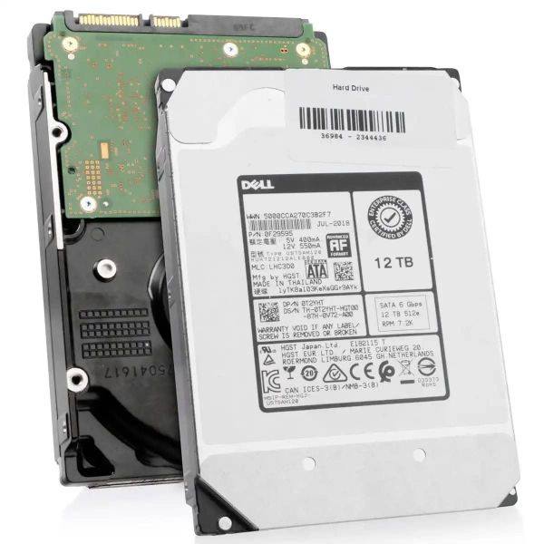 Dell 12TB 7.2K SATA 6Gb/s 3.5" Interne Harde Schijf (400-AYSS) (0T2YHT_DELLG13_NB_1)