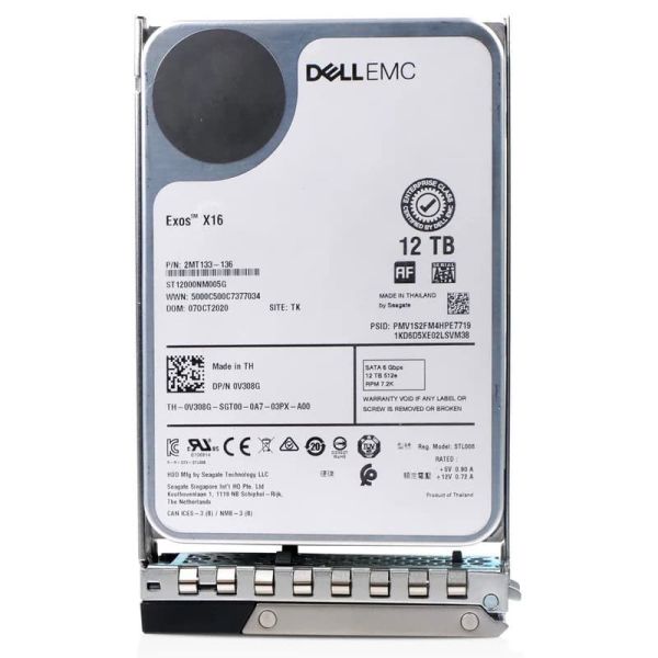 Dell G14 12TB 7.2K RPM SATA 6Gb/s 3.5" HDD (0V308G_DELLG14_SR_3)