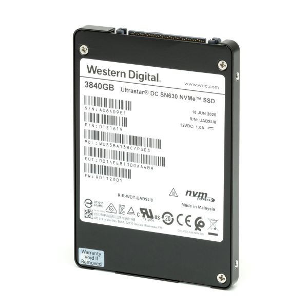 Western Digital Ultrastar DC SN630 1.92TB U.2 NVMe (0TS1618)
