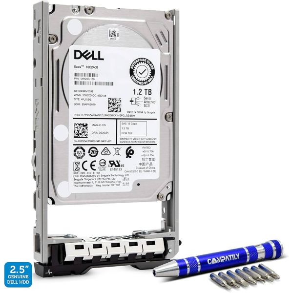 Dell Exos 10E2400 1.2TB 10K RPM SAS 12Gb/s 2.5" Hard Drive (400AJPD-05X3CV_G13_CONVERT)