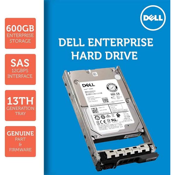 Dell G13 400-AJPC 1.2TB 10K RPM SAS 12Gb/s 512n 2.5 to 3.5 Hybrid Hard Drive (400AJPD-400AJPC_G13_CONVERT)