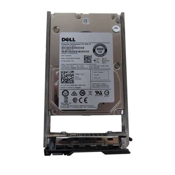 Dell G13 400-AJRO X5D2X 300GB 15K RPM SAS 12Gb/s 512n 2.5 Hard Drive (400AJRO)