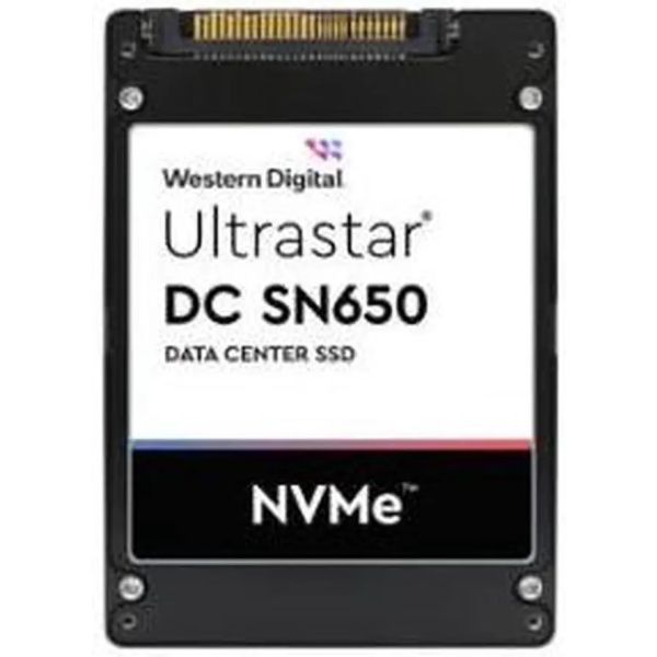 Western Digital SSD 7680GB WDC 2,5 Ultrastar SN650 U.3 15MM PCIe BICS5 SE intern (0TS2433)