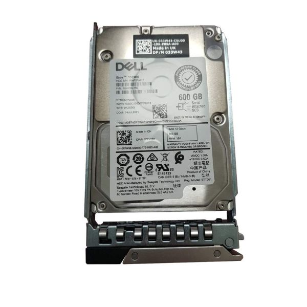 Dell G14 400-ATIN 600GB 15K RPM SAS 12Gb/s 512n 2.5 Hard Drive (400ATIN-400ATIN)