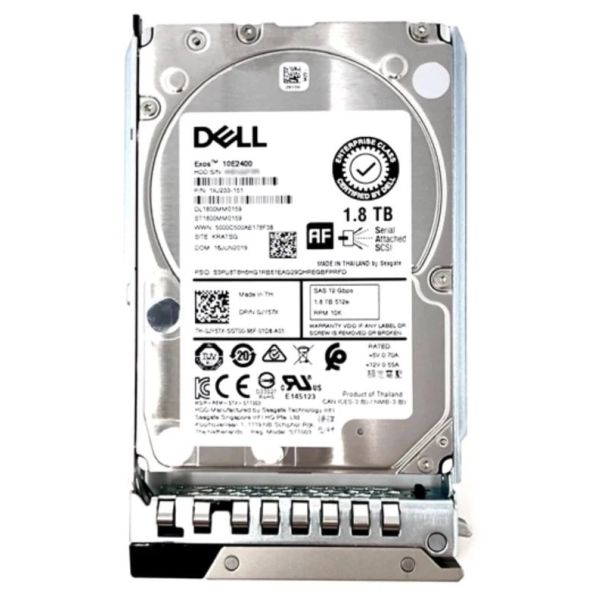 Dell G14 1XZ201-150 1.8TB 10K RPM SAS 12Gb/s 512e 2.5 Hard Drive (400ATJR-1XZ201150)