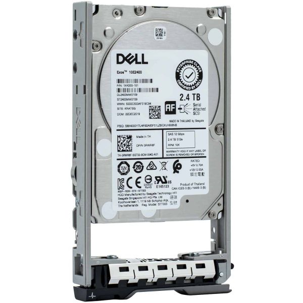 Dell G13 400-AVBW 2.4TB 10K RPM SAS 12Gb/s 512e 2.5 Hard Drive (400AUQX-400AVBW)