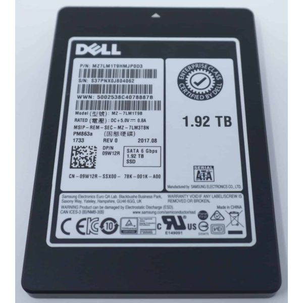 Dell G13 1.92TB SATA SSD 2.5 inch (9W12R)