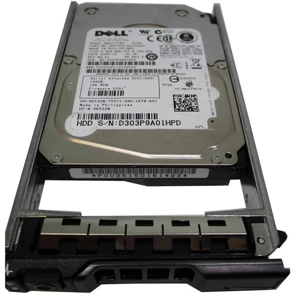 Dell MBE2147RC 146GB 15K RPM SAS 6Gb/s 2.5 Hard Drive (MBE2147RC)