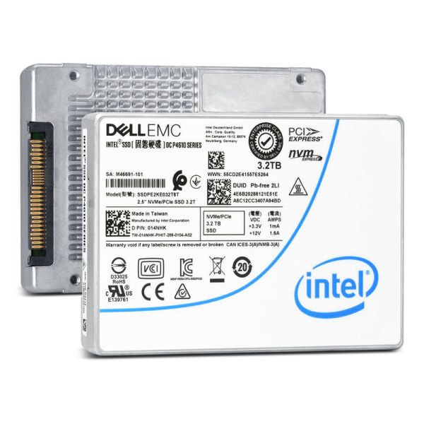 Dell G14 SSDPE2KE032T8TB 014NHK 3.2TB PCIe Gen 3.1 X4 4GB/s 3D TLC 3DWPD U.2 NVMe 2.5in Solid State Drive (SSDPE2KE032T8TB)