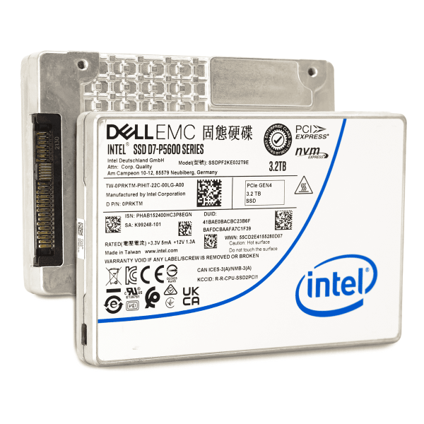 Dell D7-P5600 3.2TB PCIe Gen 4.0 U.2 NVMe (SSDPF2KE032T9TO)