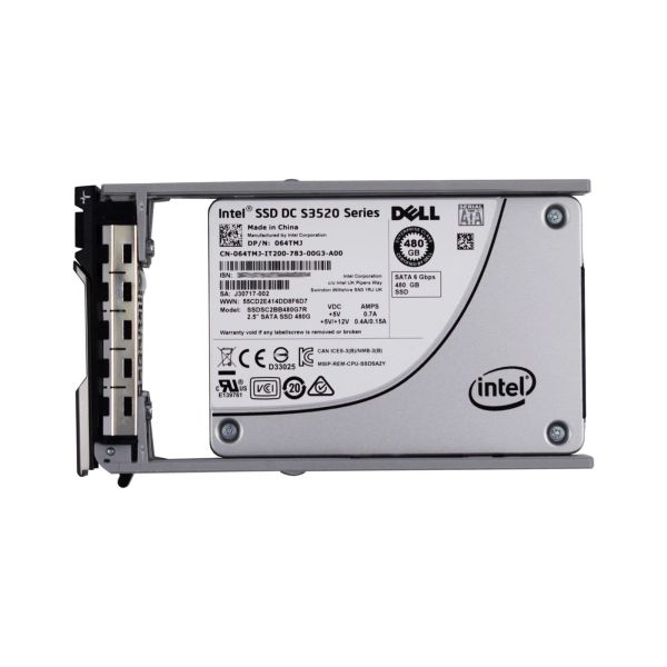 Dell G13 K4RTN 480GB SATA 6Gb/s 2.5 Read Intensive Solid State Drive (SSDSC2BB480G7R-DELL)