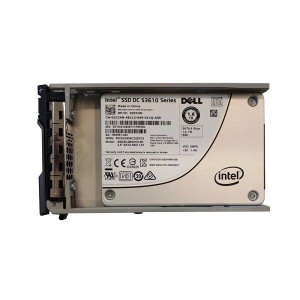 Dell G13 2CC4N SSDSC2BX016T4R 1.6TB SATA 6Gb/s 2.5 AES 256-bit Solid State Drive (SSDSC2BX016T4R)