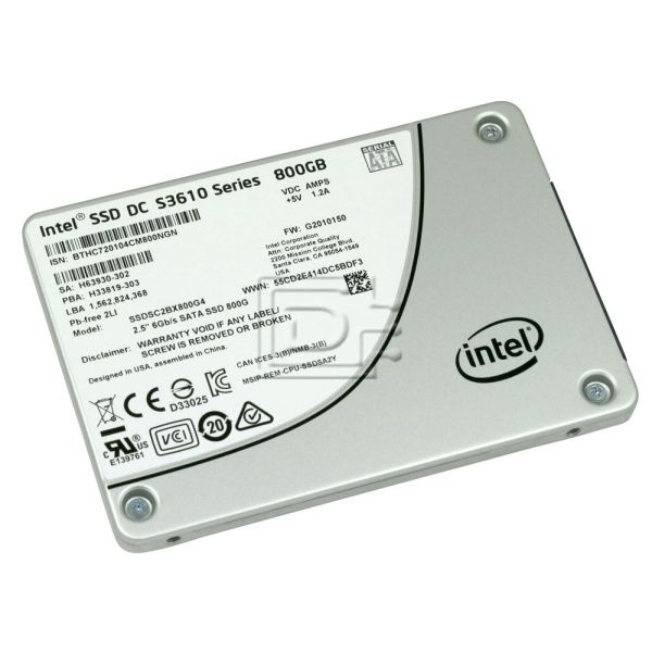 Dell G13 09F3GY SSDSC2BX800G401 800GB SATA 6Gb/s 2.5 Solid State Drive (SSDSC2BX800G401-DELL)