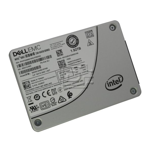 Dell Intel SSD 1.92TB SATA 2.5 inch (SSDSC2KG019T8R-DELL_G13_SR_45)