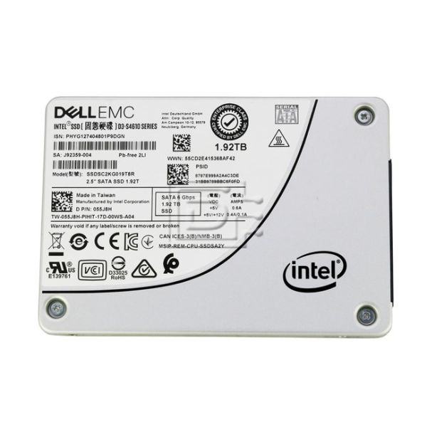 Dell Intel 900i 1.92TB SATA SSD 2.5in (SSDSC2KG019T8R-DELL_G14_SR_4)