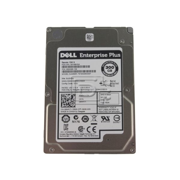 Dell Savvio 15K.3 300GB 15K RPM SAS 2.5" Hard Drive (ST9300653SS)