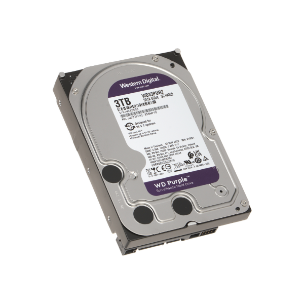 Western Digital Purple 3TB Surveillance Hard Drive (WD33PURZ)