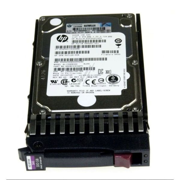HP 300GB 10K RPM SAS 6Gb/s 2.5 Hard Drive (507284001)