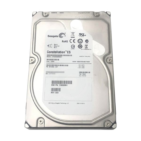 HP Seagate Constellation ES ST2000NM0001 2TB 7.2K RPM SAS Hard Drive (652757B21-ST2000NM0001)