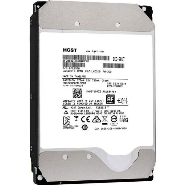 HP 12TB 7.2K RPM SAS 3.5" Hard Drive (HUH721212AL5204-0F29534-HP_HPG11_MR_4)