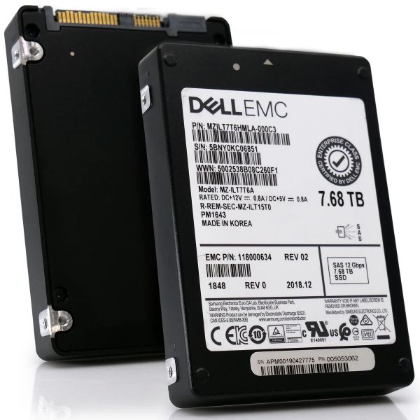 HP Generation 11 P40509-K21 7.68TB 1 DWPD SAS 12Gb/s 3D TLC 2.5in Refurbished SSD (MZILT7T6HMLA-HP_HPG11_SR_1)