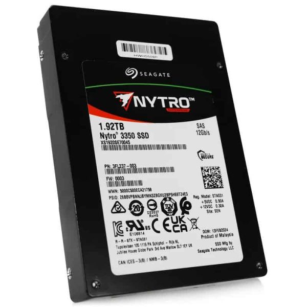 HP Generation 10 P21124-002 1.92TB 1 DWPD SAS 12Gb/s 3D TLC 2.5in Recertified Solid State Drive (P21124-REC)