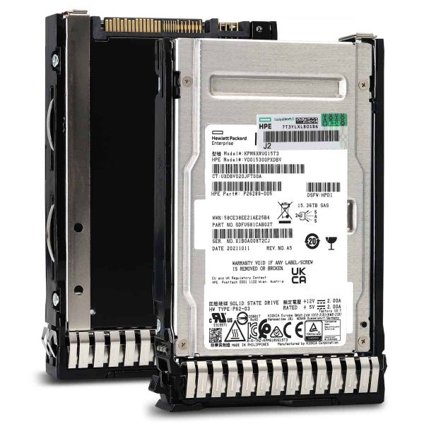 HPE PM6-R P26314-B21 KPM6XRUG15T3 15.36TB SAS 22.5Gb/s 3D TLC SIE 2.5in Solid State Drive (P26314)