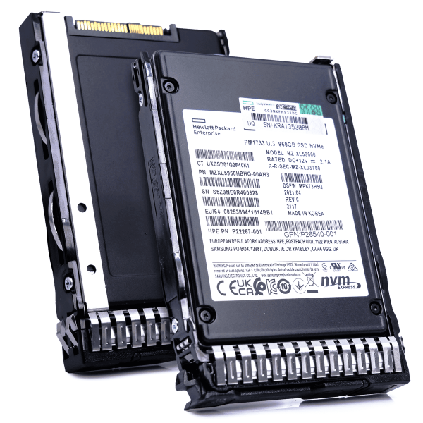 HP Generation 10 P26540-001 960GB 1 DWPD U.3 NVMe PCIe Gen 4.0 2.5in Enterprise Solid State Drive (P26540-001_HPG8)
