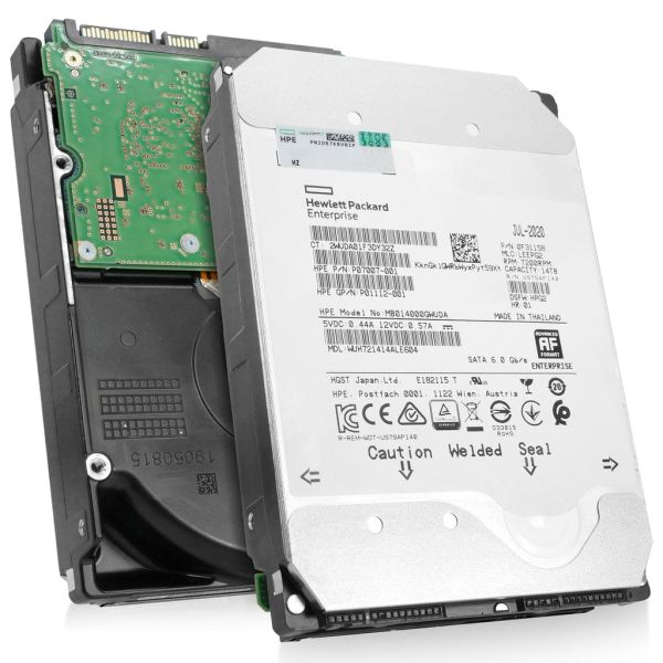 HP Generation 8 MB014000GWUDA P07007-001 14TB 7.2K RPM SATA 6Gb/s 512e 3.5in Hard Drive (WUH721414ALE604-0F31158)